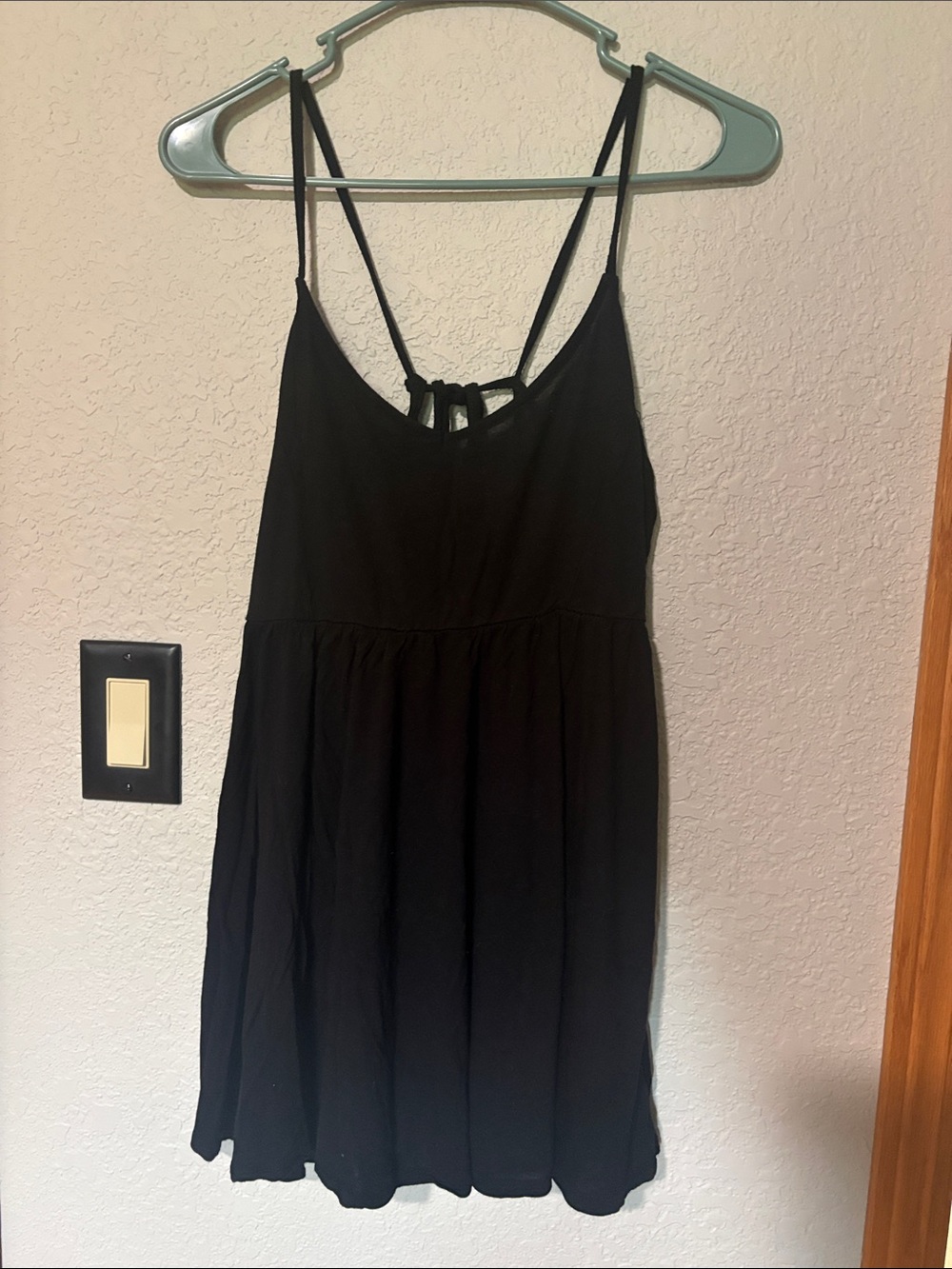 Women’s Black Spaghetti Strap tank